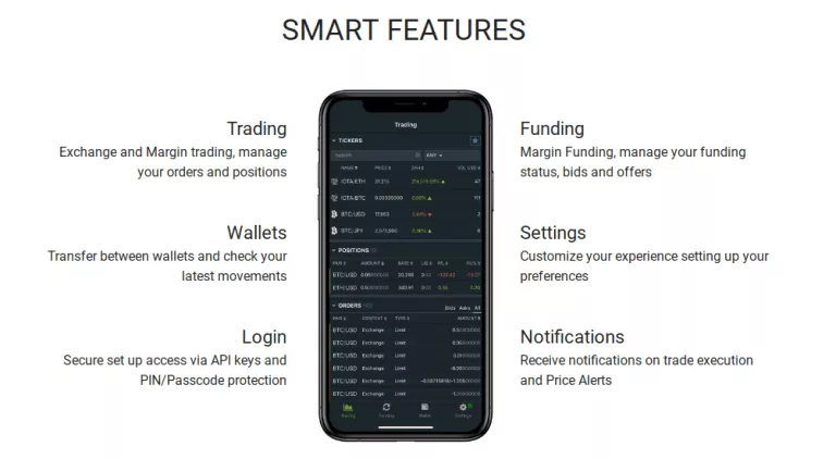 Bitfinex-mobil-app